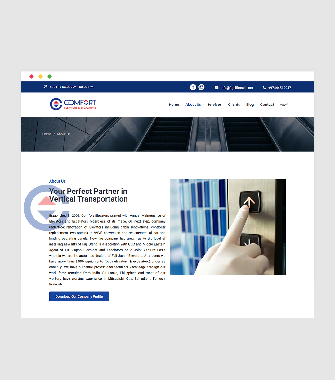 comfortelevators-case-study-imagino-page